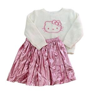 NWOT Hello Kitty Knit Outfit Set